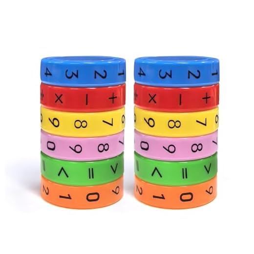 Kesote 2 Stück Lernspielzeug Mathematik Rechenrolle Einschulung Mathe Lernen Rechnen Spielzeug Schulanfang Schulkind Schuleinführung Geschenk