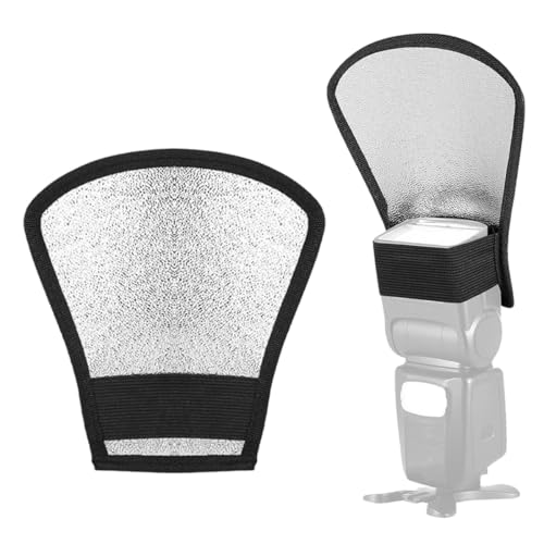 IEBTAWN 1 Pezzo Diffusore Universale, Riflettore Argento, Per Flash, Fotocamera, Ritratti, Selfie, Illuminazione, Accessori Fotografia