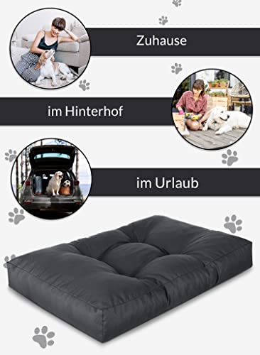 Pillows24 Hundebett in 3 Größen M, L und XL erhältlich, 10 cm hoch, Hundematte ideal für kleine, mittlere und große Hunde, waschbares Hundekissen, 100% Oxfort-Polyester, leicht zu reinigen