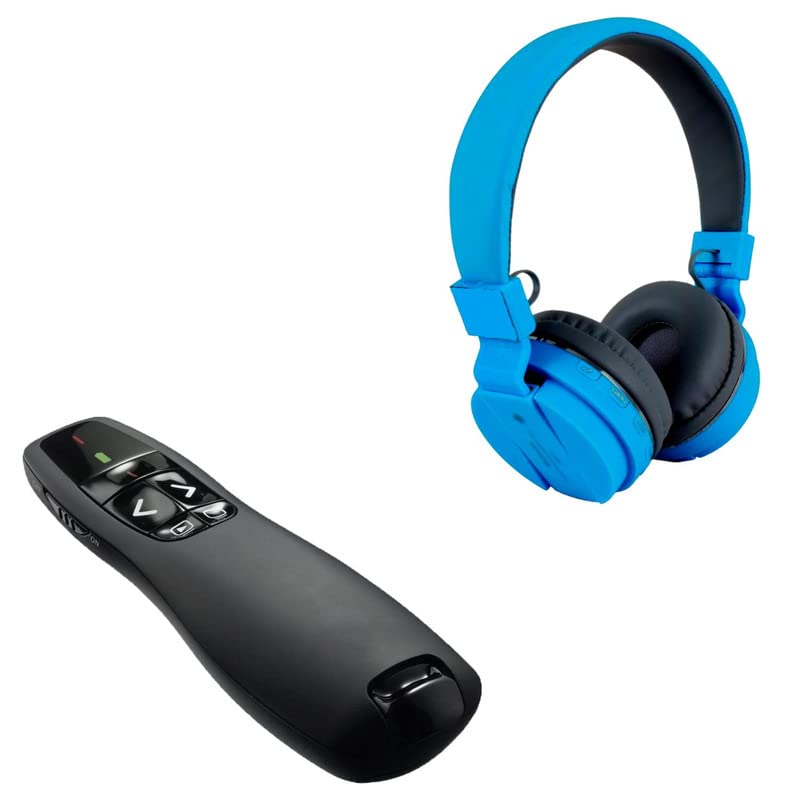 Elevea ( 12 Years Warranty - Comfortable On-Ear Bluetooth Wireless Headphone, R400 Wireless Laser Powerpoint Remote-image-39