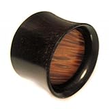  Chic-Net Horn Plug Flesh Tunnel Büffelhorn Palm Holz Organic Expander Tribal Piercing Ohrstecker Plugs 30 mm