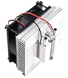 Mini Air Conditioner DC 12V Small Fish Tank Cold Water Cooling kit DIY Thermoelectric Peltier Refrigeration Heatsink Module kit Thermoelectric Cooler Peltier Water Cooling System for Car Electronic