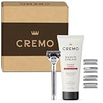 Cremo Original Shave Gift Set for Men, includes Impossibly-Slick 6 oz Shaving Cream, Chrome Barber Grade Razors for Men and four Razor Blades Refills - Image 2