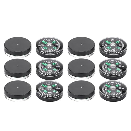 Brújula compacta multifuncional de plástico 12 pcs 20mm miniatura 1