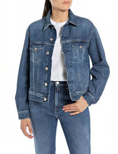 Veste en jean Femme Replay Wa311 .000.108 673 blouson denim bleu casual