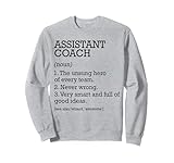 Photo Gallery assistente coach definizione di lavoro personalizzato divertente felpa Photo Gallery assistente coach definizione di lavoro personalizzato divertente felpa