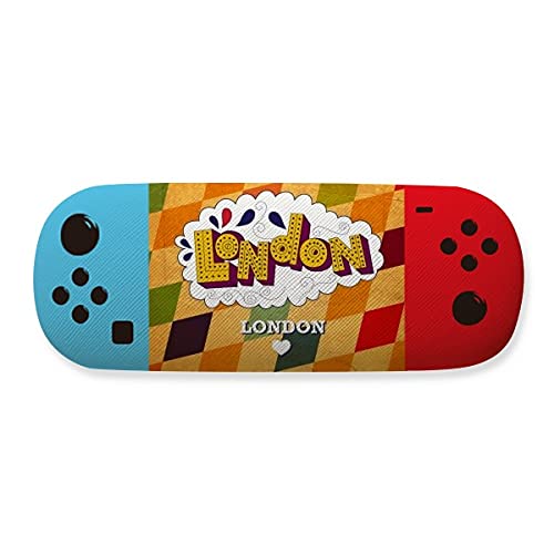 Étui de rangement pour lunettes anti rayure rigide motif UK