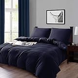 forro edredon Diseño simple: con diseño simple, se adapta perfectamente a cualquier preferencia y decoración del hogar, te hace relajarte mientras estás tumbado en la cama. Diseño amigable con la cremallera cosida dentro de tu funda de edredón para ayudarte a quitar el edredón fácilmente.