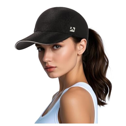 TOP-EX XL/XXL Ponytail Baseball Cap for Women Packable Sun Hat Summer Breathable Cooling Running Hat for Ladies UPF 50 Walking Tennis Caps Black X-Large