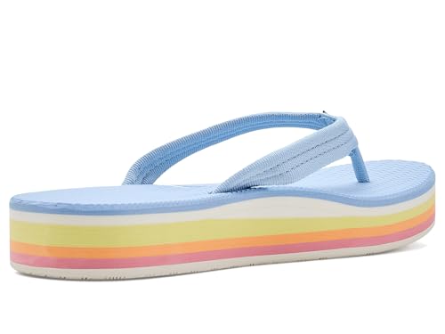 Image of Hari Mari- Dunes Sunset- Women's Retro Inspired Platform Boat-Safe Flip Flops- No Break Ins, Firm Arch Support, Antimicrobial, and Floats in Water