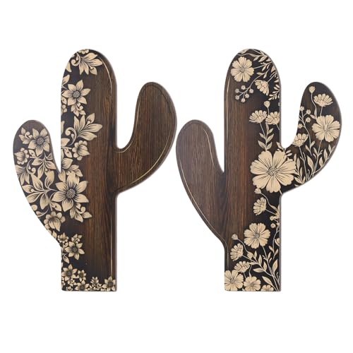 Cactus en bois pour décoration murale de ferme chambre salle de bain