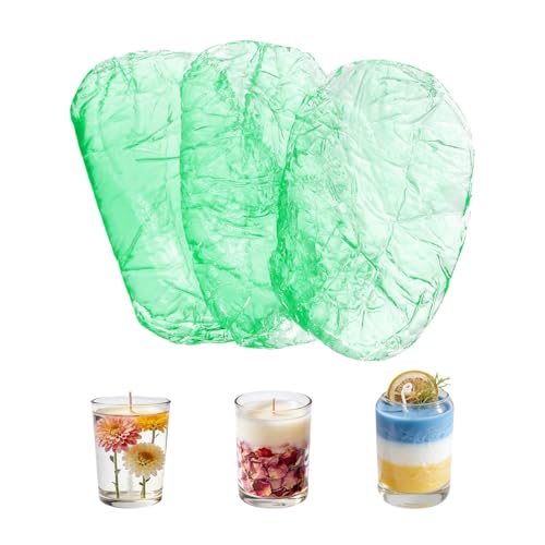 MECCANIXITY Cera de gel de 0.45 libras para hacer velas, cera de gel de alta transparencia, suministros para hacer velas, suministros para hacer velas hechas a mano, suministros de material decorativo