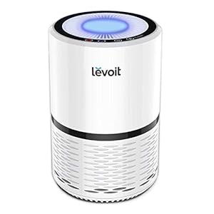 LEVOIT Air Purifiers for Home, AHAM VERIFIDE, High-Efficiency Filter for Smoke, Dust, Pollen, and Odors in Bedroom, Office, or Nursery, Optional Night Light, Quiet Operation, LV-H132, White
