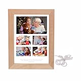 Beleuchteter LED-Rahmen| Acrylglas & Holz - Personalisierte Acrylglas mit Fotos und Text – Ideal für Hochzeit, Geburtstag, Jubiläum und Weihnachten (individuell gestalten)