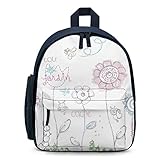 Gran capacidad: la mochila estampada puede contener libros, estuches para lápices, fiambreras, loncheras y botellas de agua.