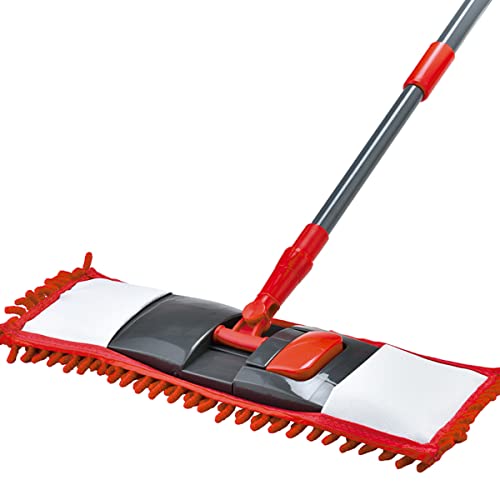 Powemaid Mop Magic Rod Flat Chenille Mop - Vermelha