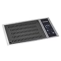 KENYON No Lid Built-in Electric Grill, Marine-Grade Stainless Steel Grill, Single Burner, Quick Heat Up, IntelliKEN Touch Control, UL-Approved for Indoor and Outdoor Use, Dishwasher Safe Grate, 240V