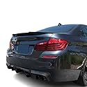 Heckspoiler passend für BMW 5er-Reihe F10 Limo Spoilerlippe Glanz Schwarz aus ABS mit ABE