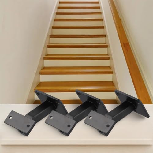 Soportes de pasamanos ajustables para escaleras de oficinas y pasillos 6