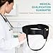 Imagen de Tenbon Hernia Belt Truss Cinturón para hombres y mujeres Lado izquierdo o derecho de apoyo para el dolor de ingle con almohadillas de compresión extraíbles para escroto pre o posquirúrgico
