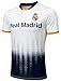 Kids Real Madrid Soccer Shirt – Youth Football Short Sleeve Top, White (YM)