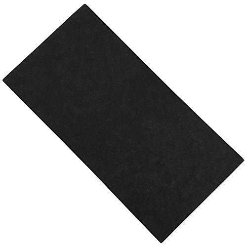 Adsamm® / plaquette autocollante en feutre pour le découpage / noir / 100x200 mm / rectangulaire / 1,5 mm d' épaisseur / patins feutre auto-adhésifs Cover