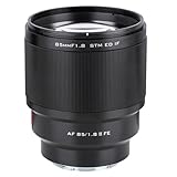 VILTROX 85mm F1.8 II Lens for Sony E Mount, Full Frame Auto Focus Telephoto Portrait Prime Lens for Sony Camera A9 A7R3 A7III A7RIII A7M3 A7S2 A6500 A6300