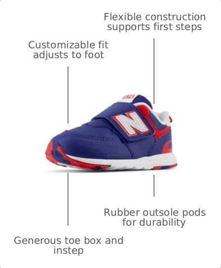 Image of New Balance Baby Boys' 574 New-b Hook-and-Loop Sneakers