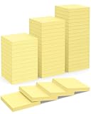 WeLiu Sticky Notes 3x3 in 3600 Sheets 48 Pads Yellow Self-Stick Memo Pads Clean Removal Durable Adhesive for Office School Home 75 Sheets/pad