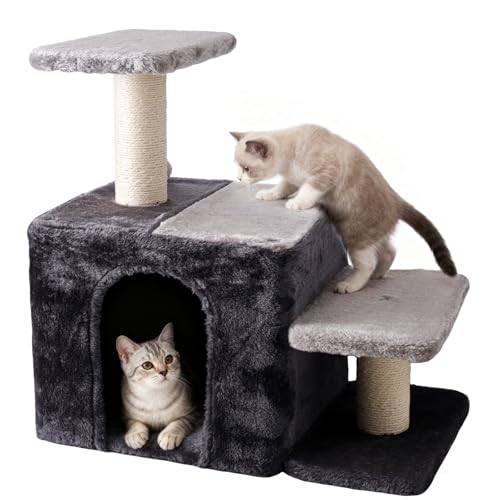 Czoynife 3-in-1 Pet Stairs for Cats, Indoor Steps for Old