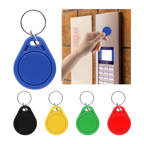 125Khz Writable RFID Proximity Keyfobs, 50 PCS Proximity ID Card Key ...
