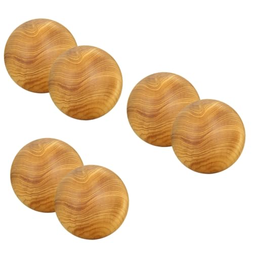 Healeved 6pcs Hand Massaging Balls Handballs Health Balls Wood Handballs Decorative
