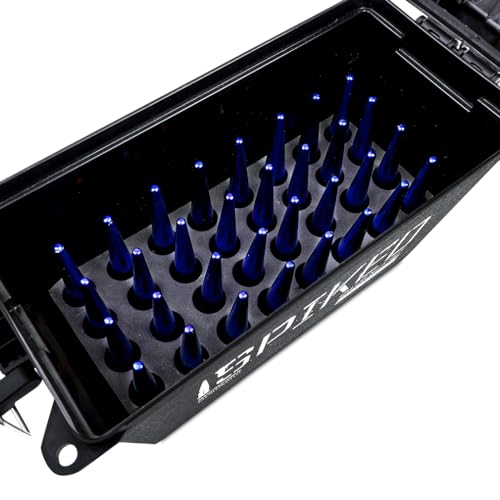 Image of Mishimoto Spiked Lug Nuts, M12x1.5, 24-PC Set, Blue