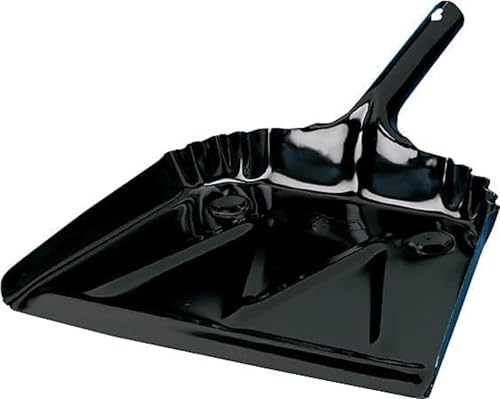 Impact 4216 negro Metal Dust Pan, 40,6 cm ancho x 15 – 1/5,1 cm Altura