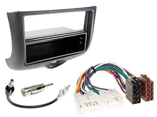tomzz Audio 2455-090 dubbel DIN radioscherm geschikt voor Toyota Yaris XP13 vanaf 2017 zwart