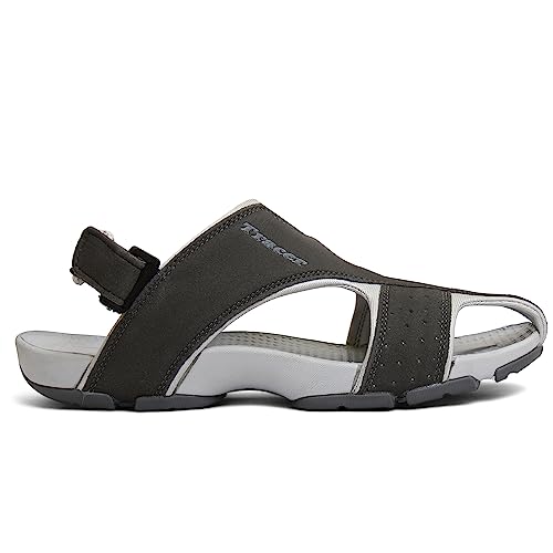 Image of TRACER Causal Sandals for Men's, Stylish & Comfortable, Eva with Rubber Randal Sole, Knitted Upper Lightweight & Breathable, Closure Velcro, Stylish Sandal, Size - 6 to 11