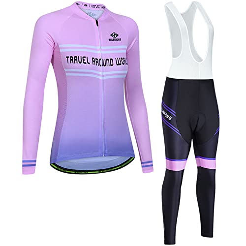 Maillot cyclisme femme manches longues pour sorties VTT automne