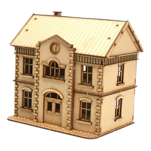 Maquette de bâtiment européen échelle 1:72 kit de construction bois assemblage facile Gralara