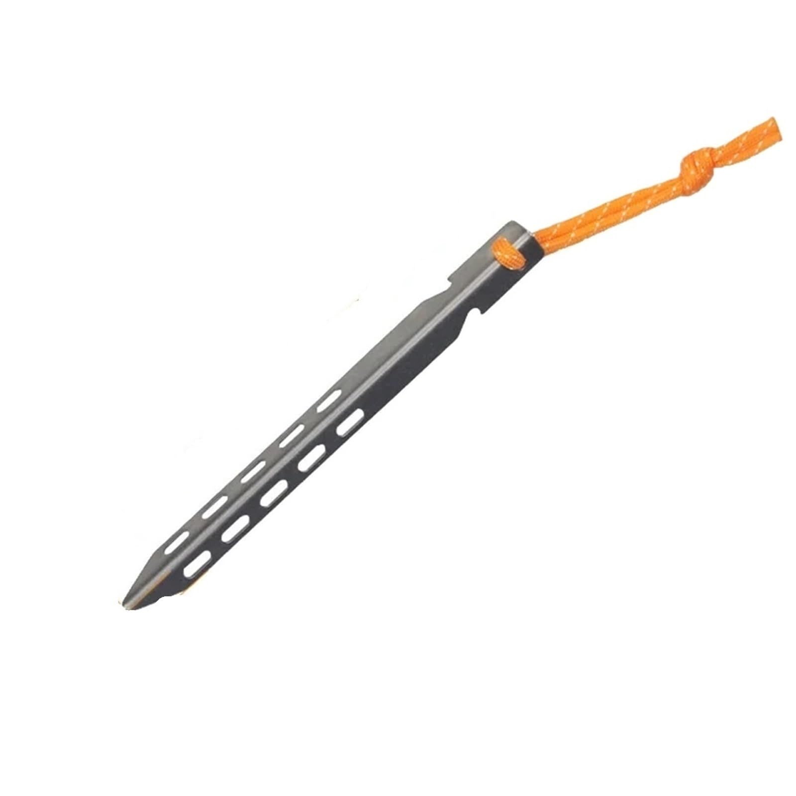Picchetto da tenda, 1 pz picchetti for tenda da campeggio, chiodi, for in titanio ultraleggeri antivento, attrezzi e trekking all'aperto(Silver)