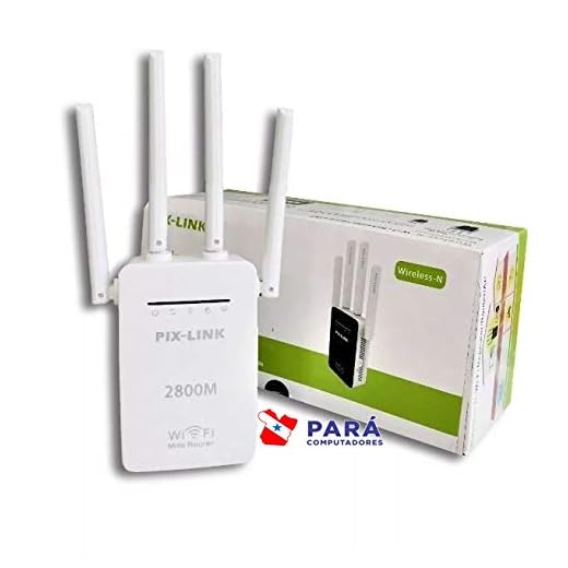 Repetidor Wi-Fi 2800 Mbps Wireless Roteador 4 Antenas