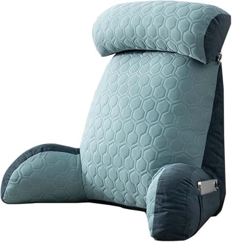 Coussin De Lecture Avec Support Lombaire Et Rouleau Cou Amovible - Dimensions 85x30x65cm - Design Moderne