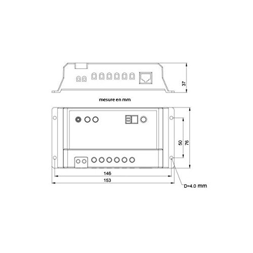 Regulator słoneczny 10A 12V / 24V dla dwóch baterii