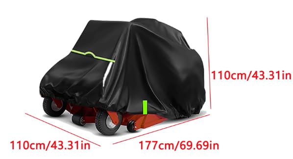 Housse tondeuse Scag Cheetah II protégez votre autoportée au jardin en tissu Oxford noir
