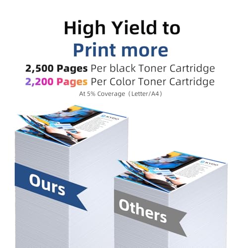 [2 Black] TN221BK TN-221BK Toner Cartridge Compatible Replacement for TN221BK TN221 BK Use with MFC-9130CW MFC-9330CDW MFC-9340CDW HL-3140CW HL-3150CDN HL-3170CDW HL-3180CDW Printer Toner by Skydo - Image 2
