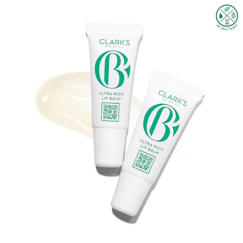 Clark's Botanicals Mini Ultra Rich Lip Balm: Travel Size Plumping Moisturizer