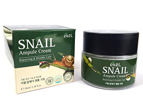[EKEL] Snail Ampule Cream 70ml / Repairing & Wrinkle Care/hydrating cream/Korean Cosmetics