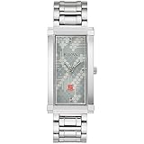 Bulova Ladies' Frank Lloyd Wright Stainless Steel 3-Hand Quartz, Rectangle Dial Style: 96L286