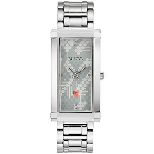 Bulova Ladies' Frank Lloyd Wright Stainless Steel 3-Hand Quartz