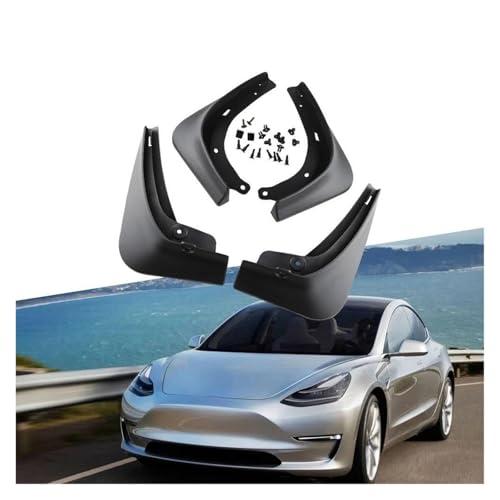 Guardabarros para coche compatibles con Tesla Model 3 Highland protector contra salpicaduras 2