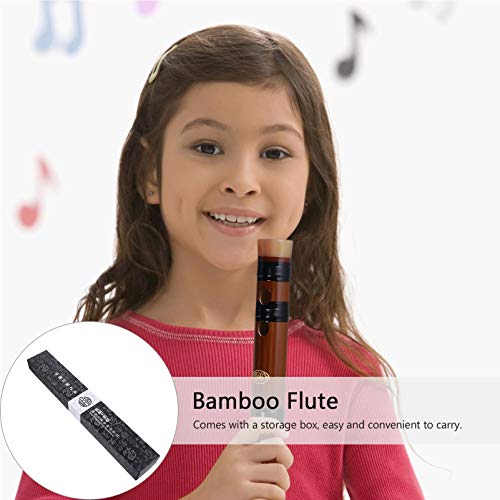Artibetter 1 Set Bamboo Flute For Beginners Chinese Bamboo Flute Long Flute With Storage Box Detachable Flute Traditional Musical Instrument (Key C) #TOP6